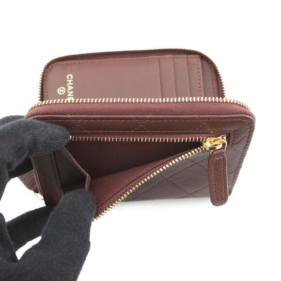 CHANEL Authentic Brown Logo Wallet - Picture 6 of 14